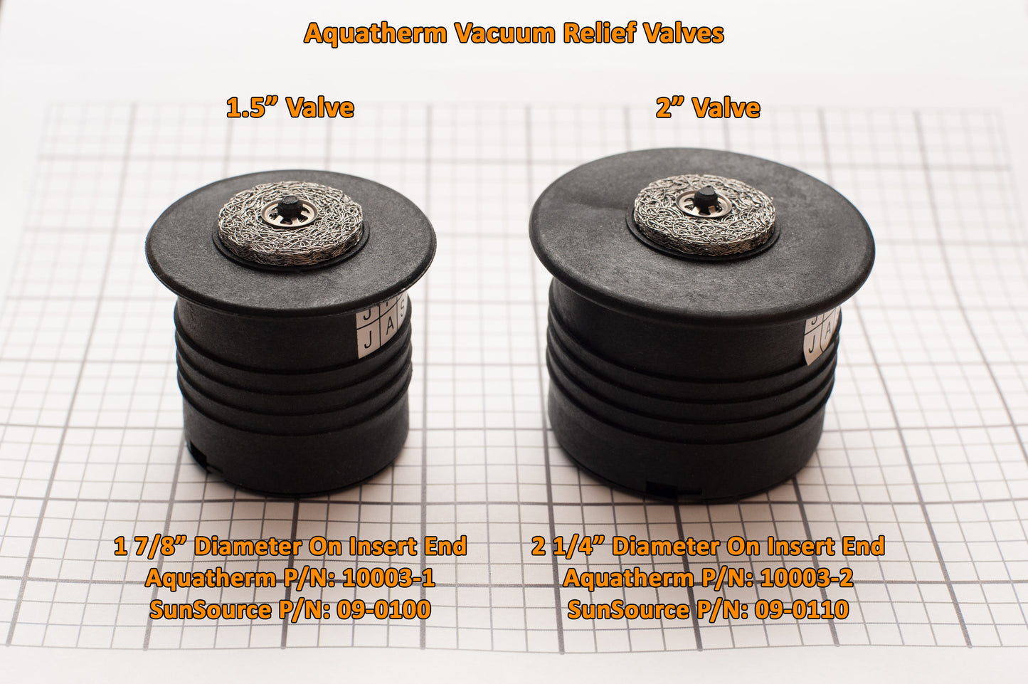Aquatherm Vacuum Breaker for 1.5" Solar Pool Panels (10003-1)