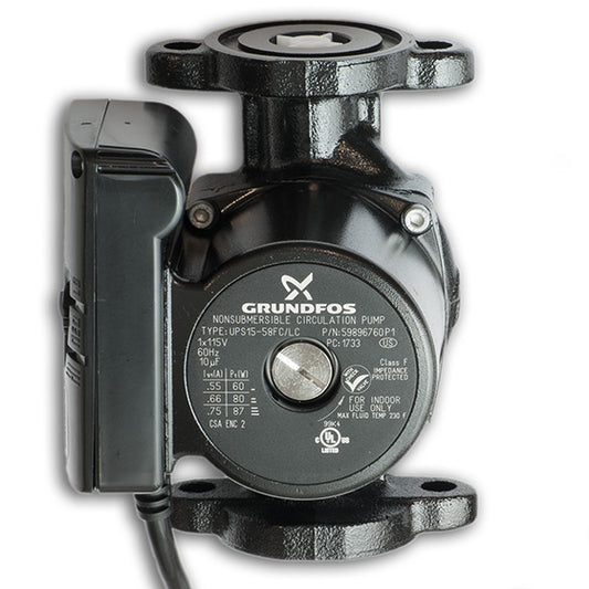 Grundfos UPS15-58FC/LC Circulator Pump with Line Cord