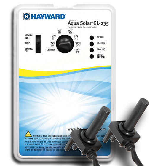 Goldline Hayward Aqua Solar GL-235 Solar Pool Control with 10K Sensors