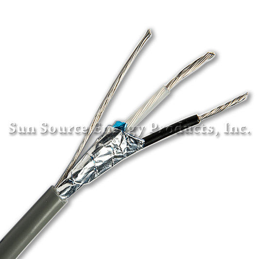 Solar Sensor Wire, 18/2, Shielded, By The Foot